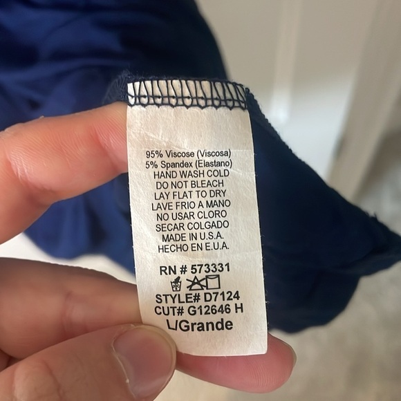 ModCloth Gilli Sailor's Dream Size Large Navy Blue Dress New With Tags - Picture 5 of 6